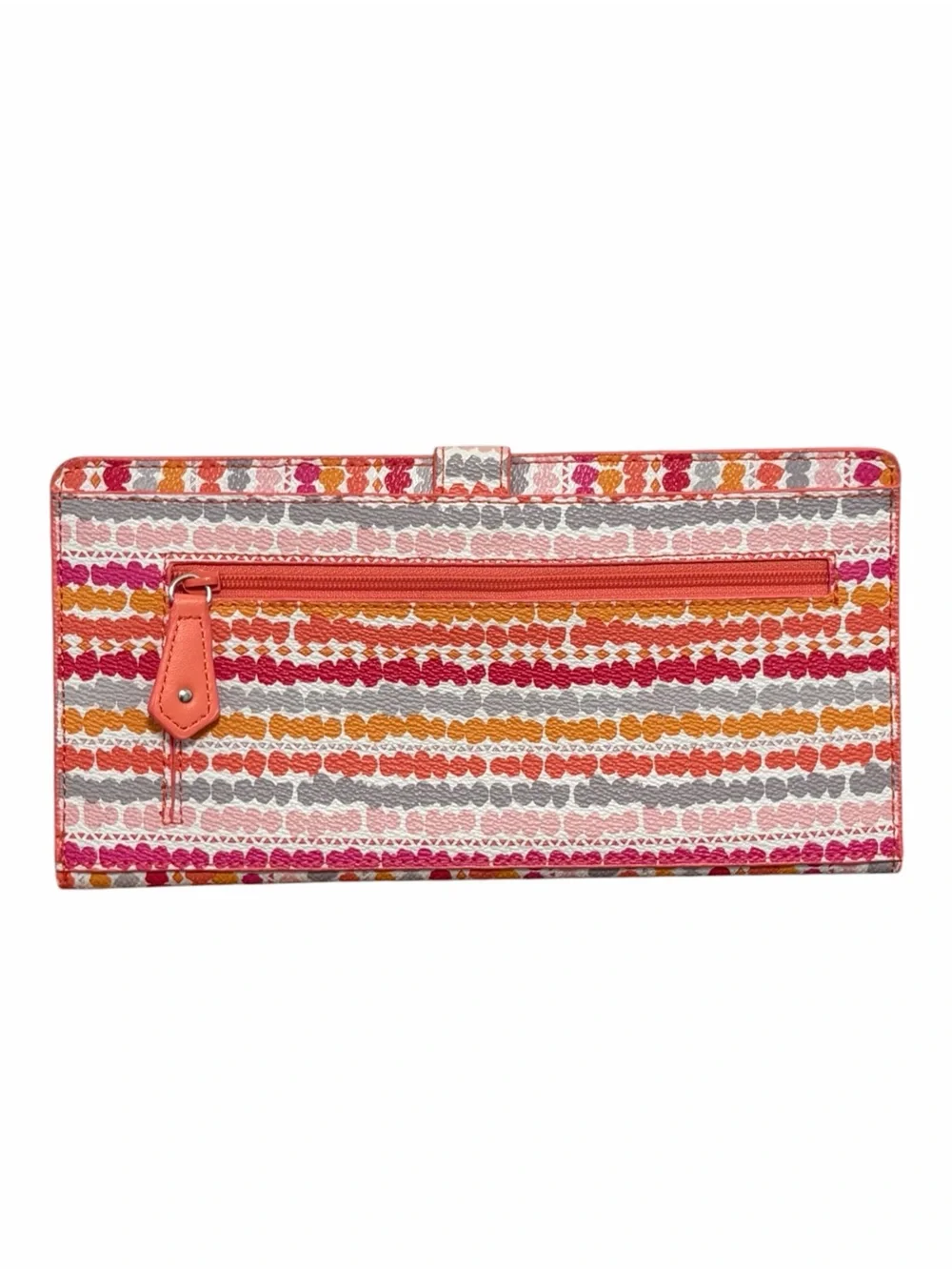 Vera Bradley Confetti Stripe Slim Travel Passport Organizer Bifold Wallet - NWOT